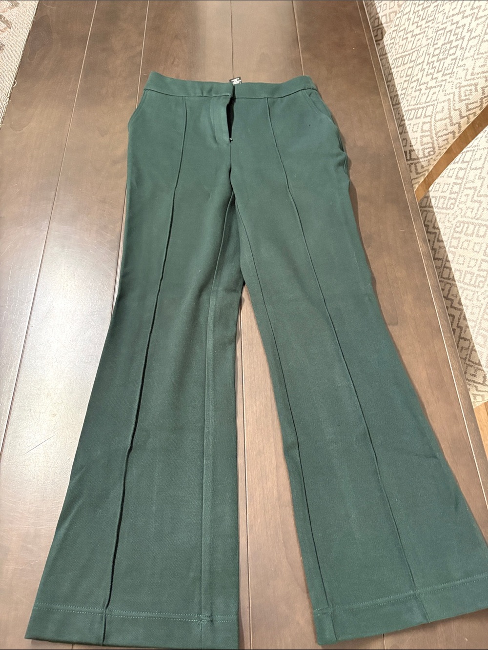 Rachel Zoe Forest Green Tailored Flare Pants